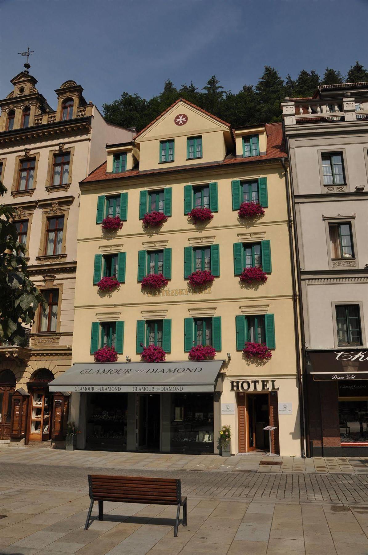 Hotel Maltezsky Kriz Karlovy Vary Dış mekan fotoğraf